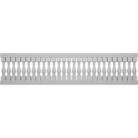 Ekena Millwork Fiberthane Legacy Balustrade Railing Kit, Style A (6 1/4" On-Center Spacing to Pass 4" Sphere Code) BALK42X168LGA